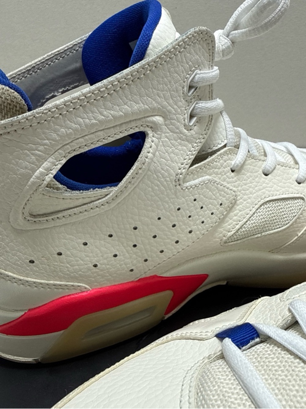 Nike Air Jordan Fight Club 91 555475-125 Men’s White/Blue Basketball Sneakers. - Picture 9 of 16